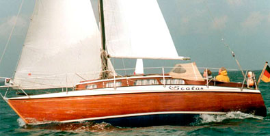 Die erste Scalar 28 segelt